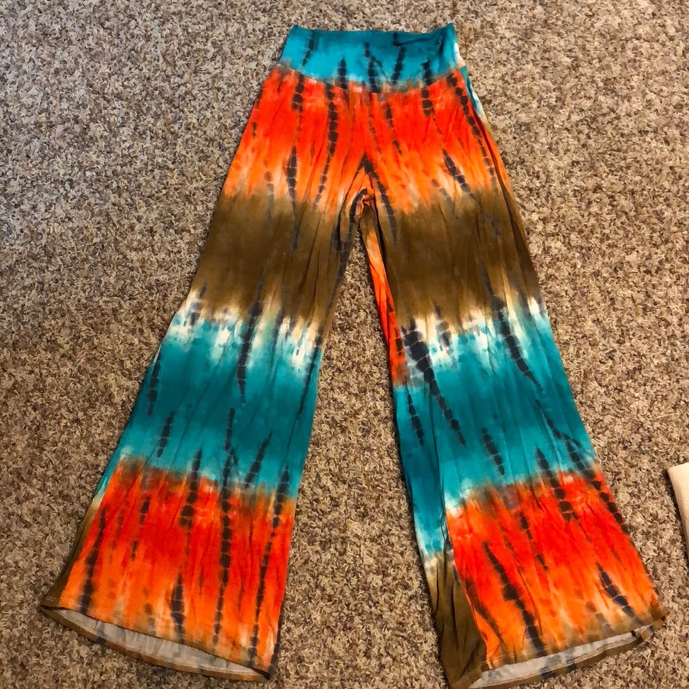 Loose fitting gaucho type pants